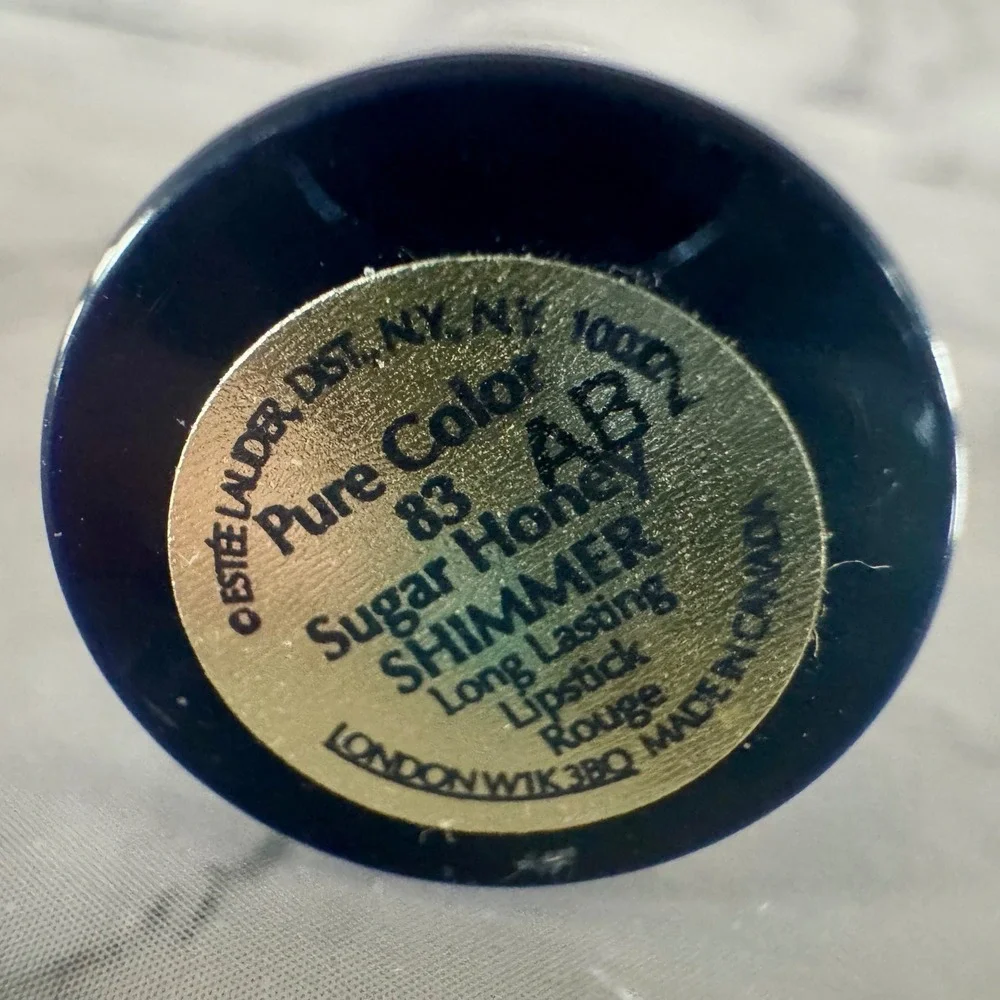 Estee Lauder 83 Sugar Honey Shimmer Pure Color Long Lasting Lipstick AB2 Rouge